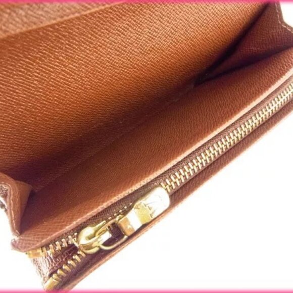 Louis Vuitton Wallet Purse Monogram Brown Woman Authentic Used - Picture 8 of 9
